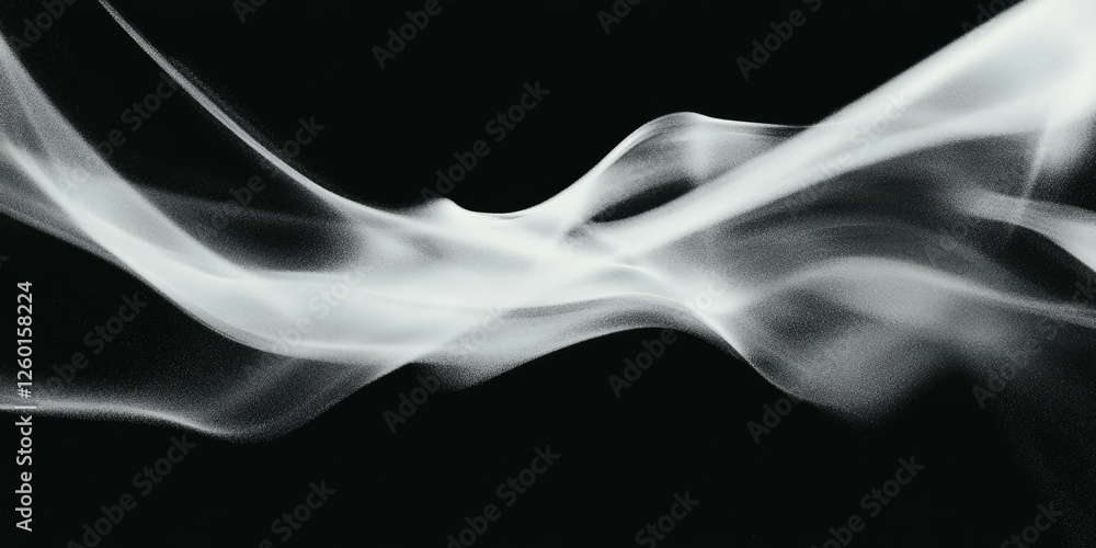 Aufkleber Black and white abstract texture with blurred patterns and soft diffused effect