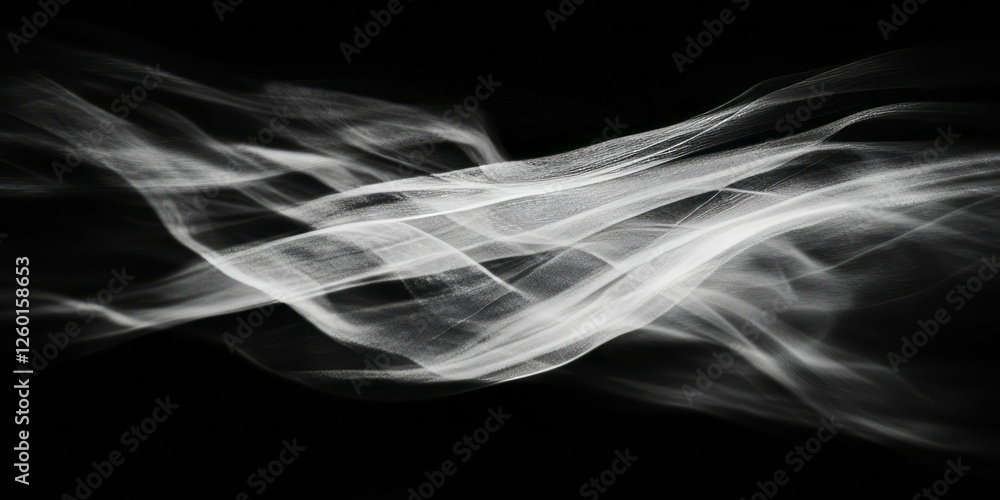 Aufkleber mottled black and white texture with blurred swirling pattern on a dark background