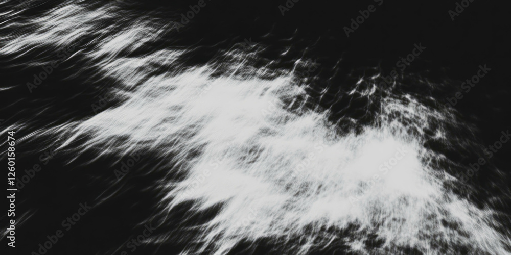 Aufkleber Mottled black and white texture with blurred swirling patterns on soft background