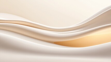 Soft curves blend seamlessly, creating calming and elegant atmos