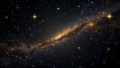 Stunning High-Resolution Image of a Galaxy with Brilliant Stars and Cosmic Dust