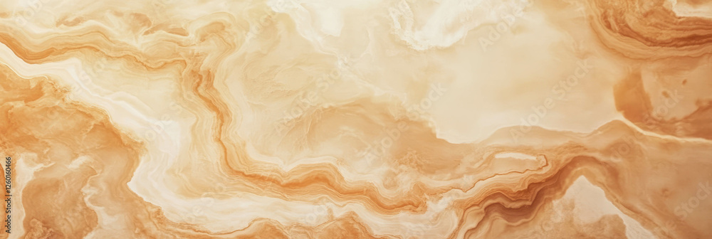 Poster mottled brown and beige textile pattern with flowing streaks and uneven distribution