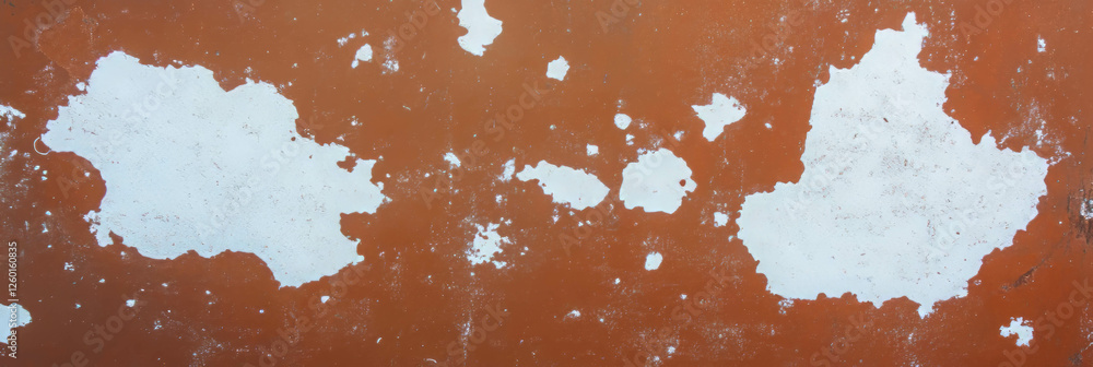 Aufkleber mottled brown and white surface with irregular texture and even distribution
