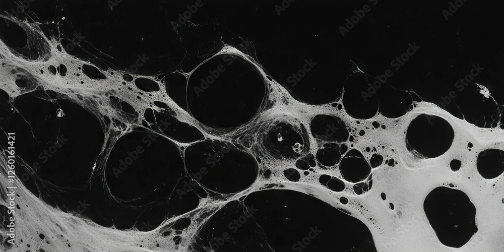 Leinwandbilder mottled grayscale texture with scattered patterns on a dark background