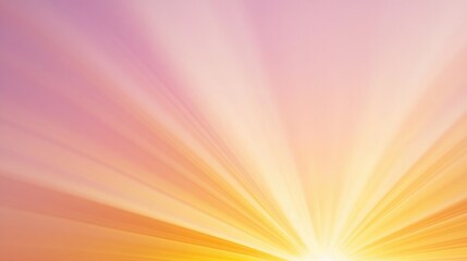 Soft rays of light radiate from bright center, creating serene a