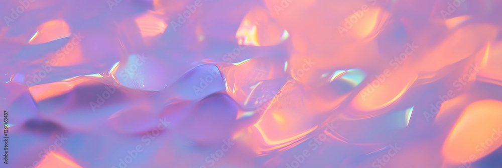 Poster mottled purple and pink texture with blurred geometry and soft lighting in artistic display