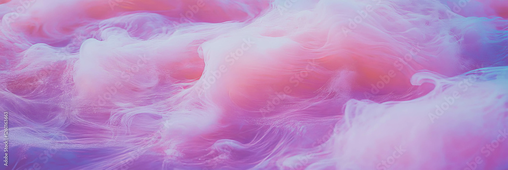 Aufkleber swirling patterns of purple and white create a dreamy, soft texture in ambient light