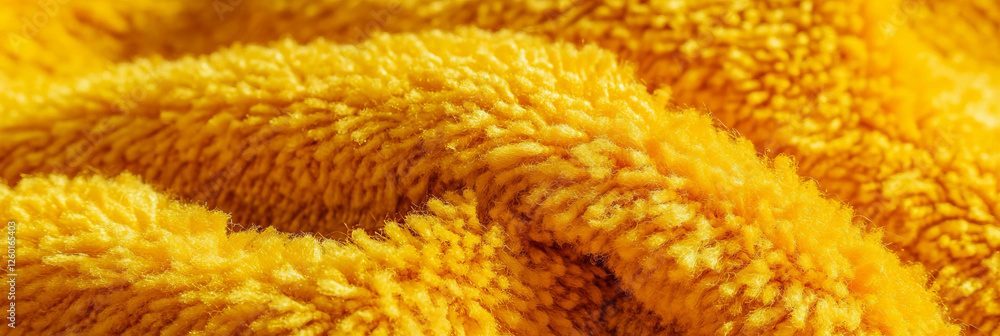 Poster mustard yellow dense loop pile carpet displays uniform texture and even lighting