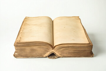 old book isolated on white