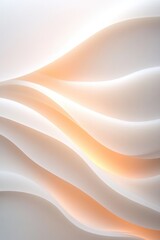 Obraz premium Soft undulating waves create an ethereal ambiance with gentle li