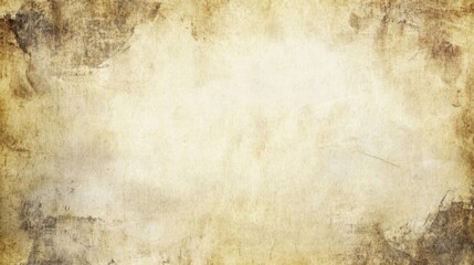 Obraz premium Antique Parchment Texture with Faded Edges and Subtle Ink Smudges: Capturing the Charm of Ancient Manuscripts with a Historical Background for Text or Graphics