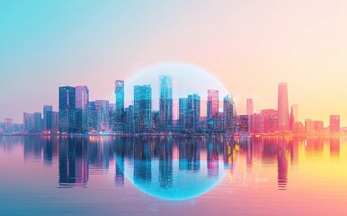 Fototapeta premium City dome shroud