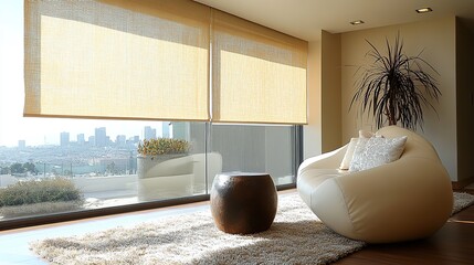 modifying venetian or vertical blinds adjustable cellular horizontal slate panel track or shutter design that allows sunlight or natural light to enter a room or offic