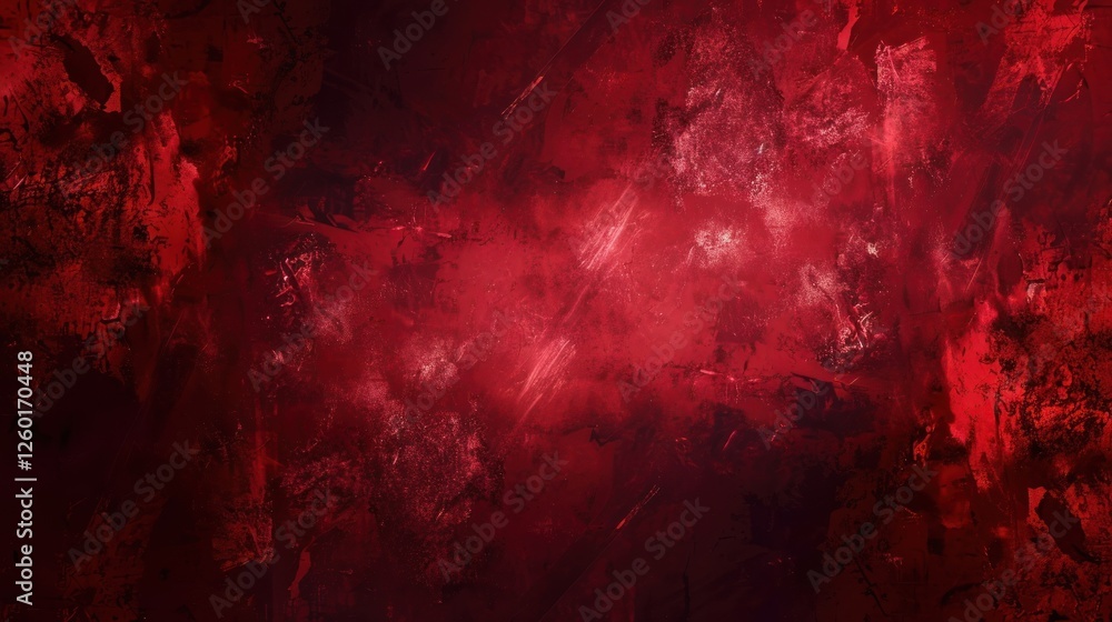 Poster abstract red texture with dynamic patterns and depth
