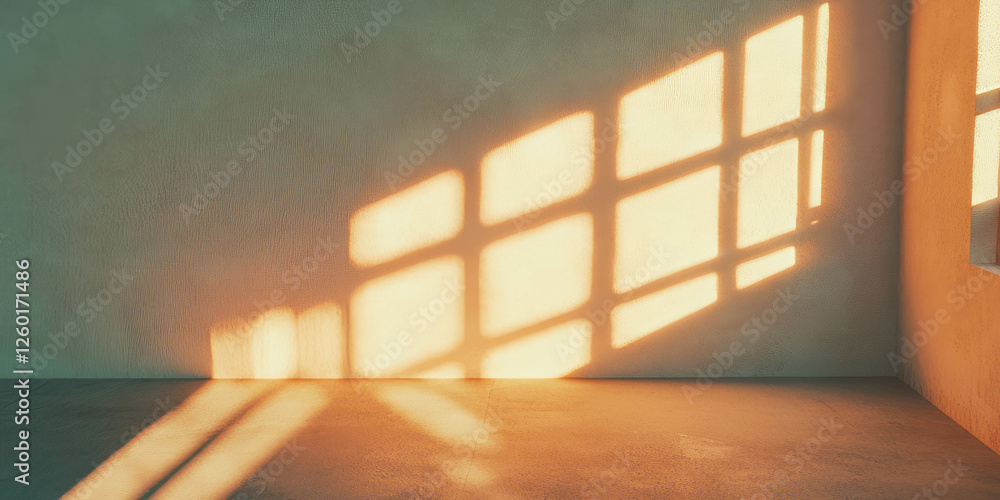 Aufkleber subtle textures and soft shadows on a pale oxidized silver wall create a serene atmosphere