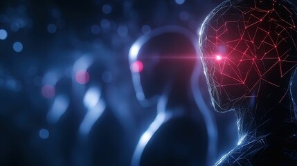 Futuristic ai-driven cybersecurity systems in urban environment digital high-tech viewpoint secure future concept