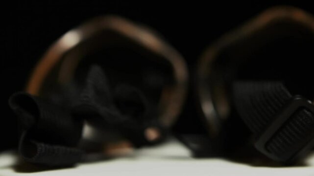 footage of glasses dark background