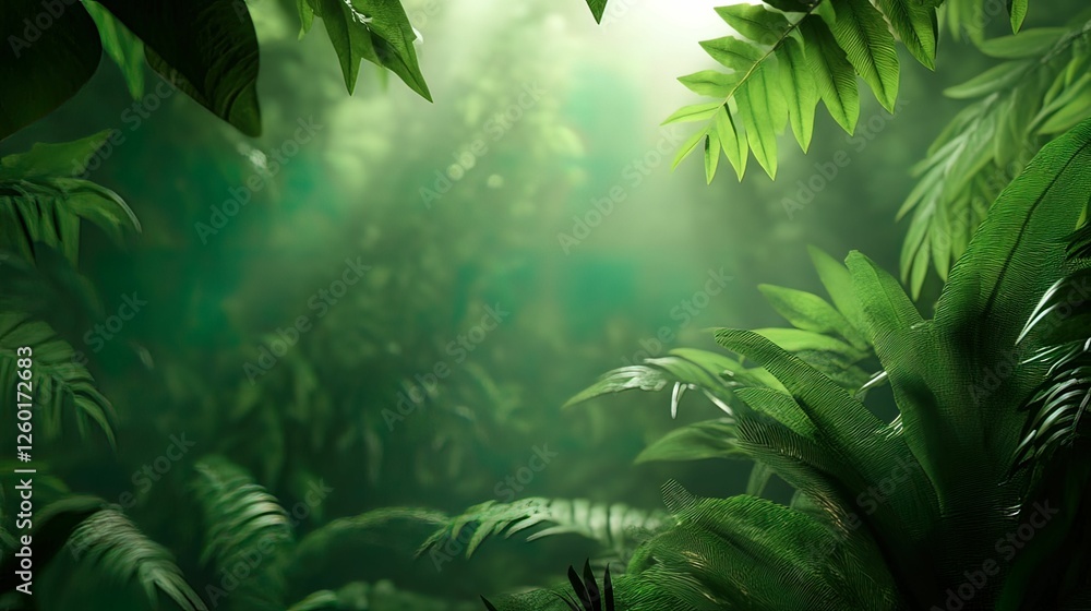 Poster ai machines integrating with nature in a dense jungle enriching the environment visual serene atmosp