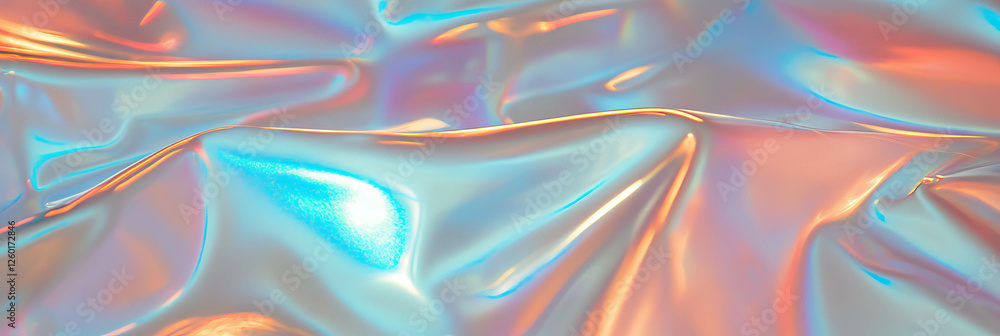 Poster elegant clear gel texture with smooth surface and light refraction in soft hues