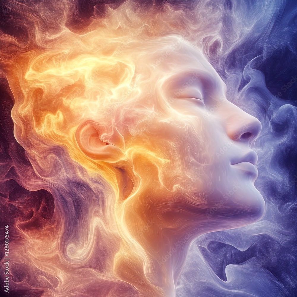 Poster humanity's creativity in action a compressed scale of innovation abstract intense environment close-