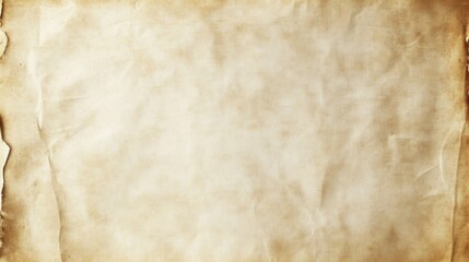 Obraz premium Overhead Shot of Blank Parchment Texture with Delicate Grain and Aged Appearance, Soft Lighting Enhancing Warm Sepia Tones for Unadorned Designs