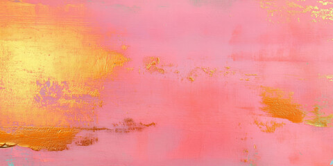 Texture of rose yellow gold wall with scratches and grunge markings in creative design