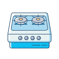gas stove icon, gas stove vector illustration-simple illustration of gas stove, perfect for gas stove logos and icons