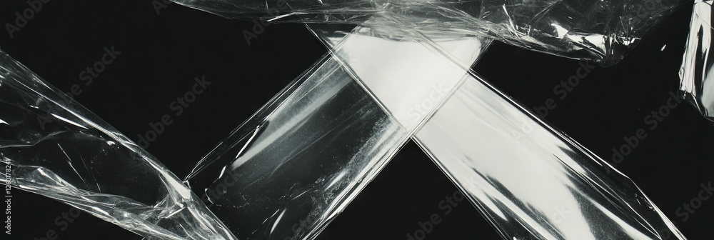Poster visual texture of scratched film with prominent diagonal lines and coarse grain pattern