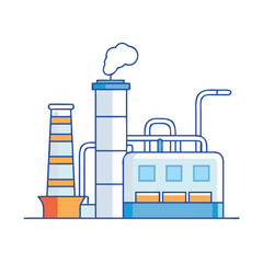 refinery icon, refinery vector illustration-simple illustration of refinery, perfect for refinery logos and icons