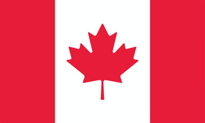 The Canadian flag, a symbol of national pride.