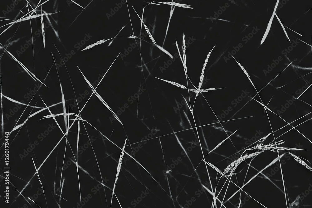 Aufkleber short clipped grass texture with uniform dry appearance and soft shadows on black background