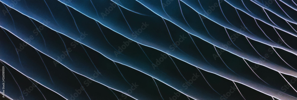Aufkleber Grid and line pattern showcasing dark grays with a smooth and precise design