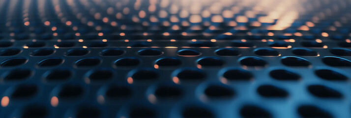 Detailed texture of a smooth grid pattern featuring dark gray tones and precise design elements