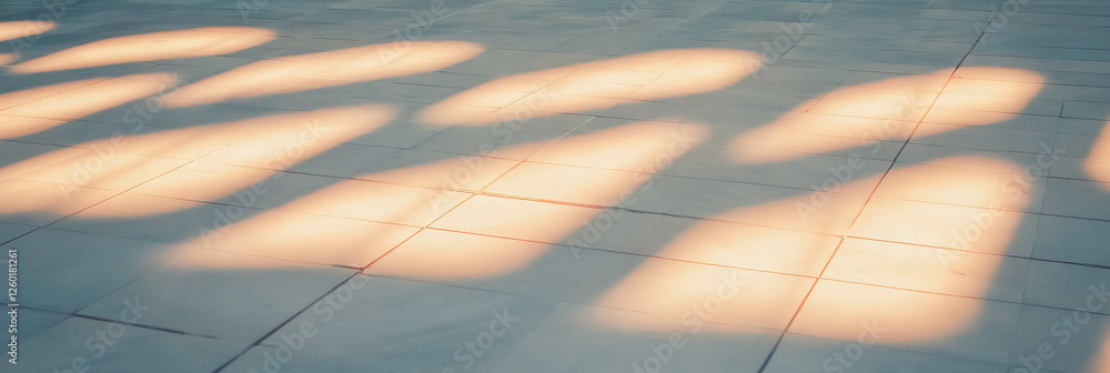 Poster grid pattern surface showcasing light gray tones with soft shadow play