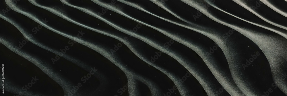 Aufkleber Exploration of textured patterns with dark gray tones and linear design elements