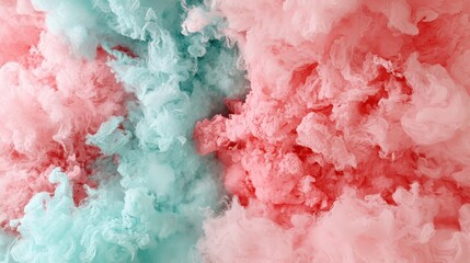 Colorful smoke art display indoor studio photography creative environment close-up view abstract concept for visual impact
