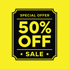 Special Offer Discount Template Design