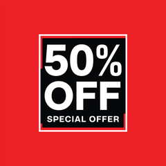 Special Offer Discount Template Design