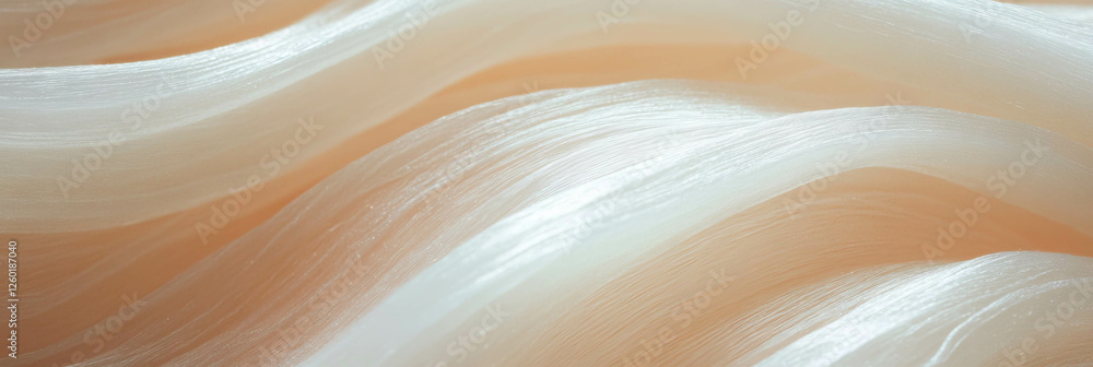Poster translucent aloe gel with delicate fibers and subtle shimmer creates a soothing texture
