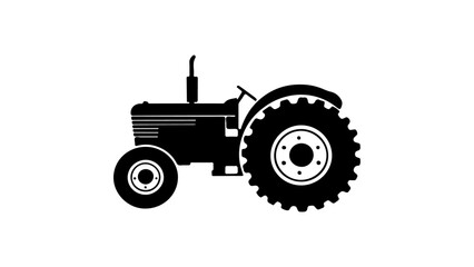 tractor isolated on white background