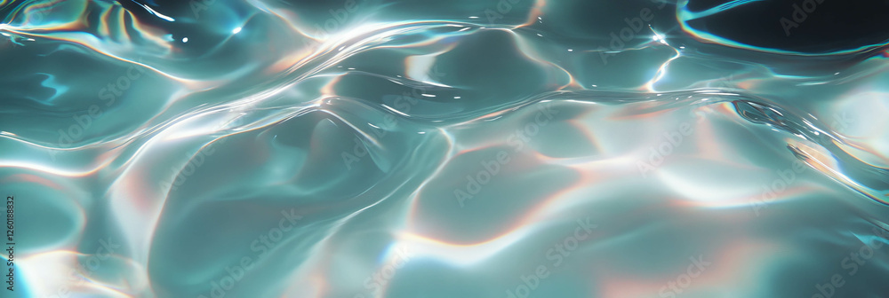 Poster clear gel texture offers serene visuals with subtle ripples creating an elegant aesthetic