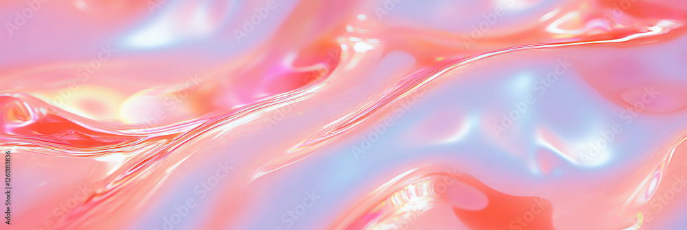 Poster Clear gel texture with a smooth watery consistency and high transparency for cosmetics use