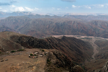 Firmihn Forest plateau on Socotra Island, Yemen