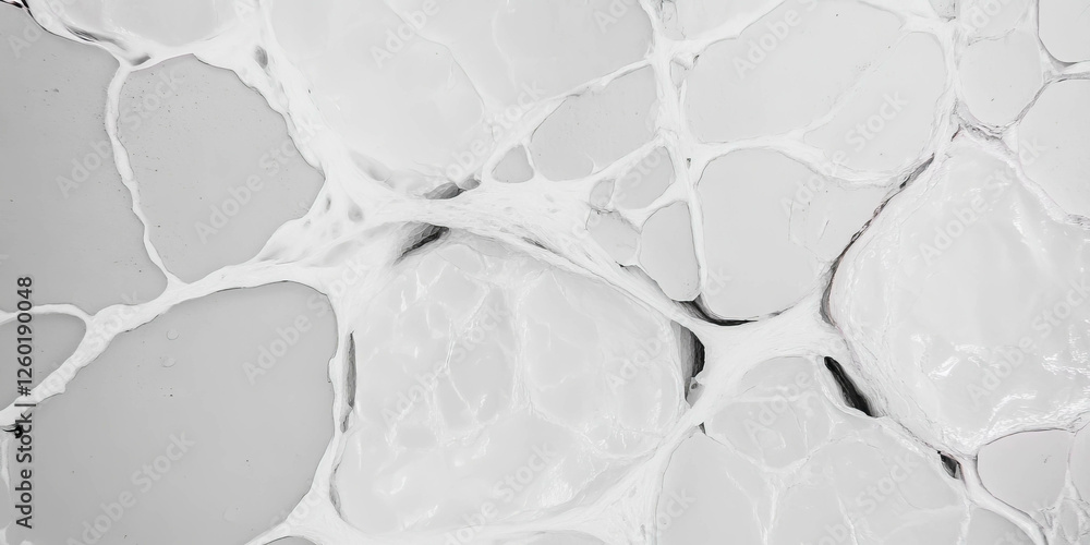 Poster surface texture of a white wall with fine cracks and subtle grey details