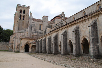 medieval church of santa maria la real de las huelgas monastery in burgos in spain 