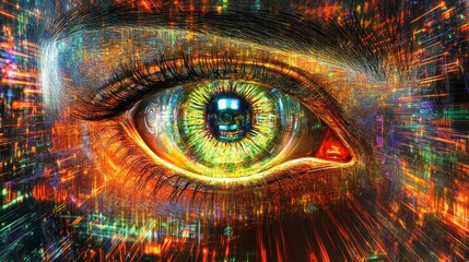 Digital Iris, Eye of the Future with Interconnected Technology
