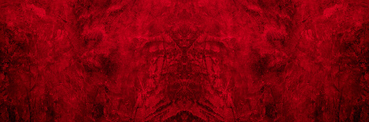 Old wall texture cement black red  background abstract dark color design are light with white gradient background.