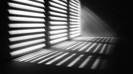 shadow on wall from window blinds gobo ligh