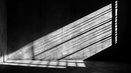 shadow on wall from window blinds gobo ligh