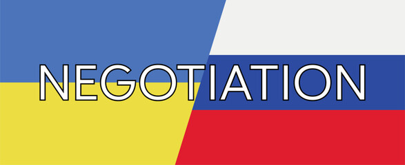 Concept of international negotiations Ukraine and Russia